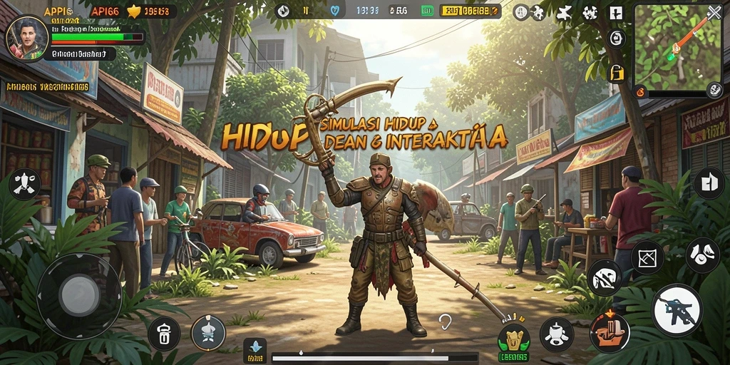 Tangkapan layar utama menampilkan gameplay menarik dari API66.