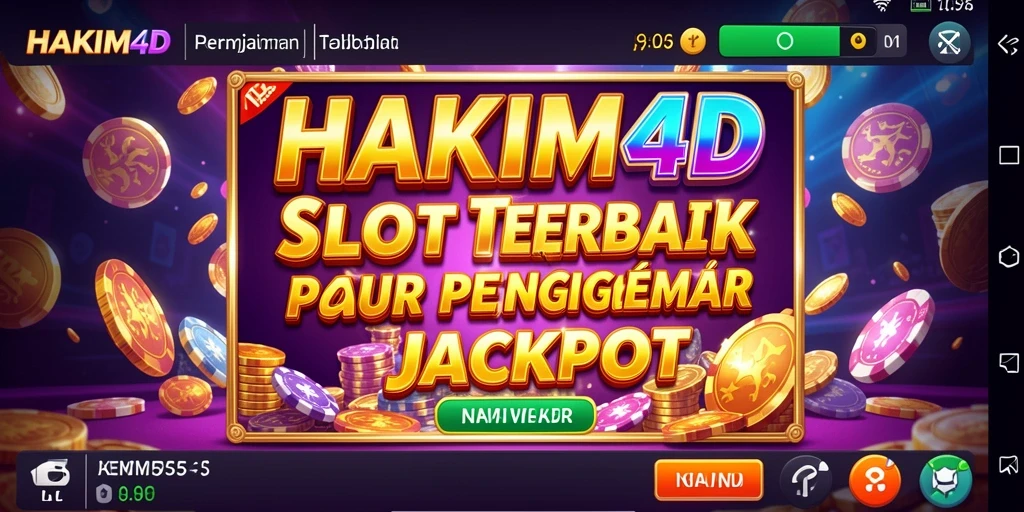 Tampilan gameplay HAKIM4D yang menarik dengan berbagai fitur slot.
