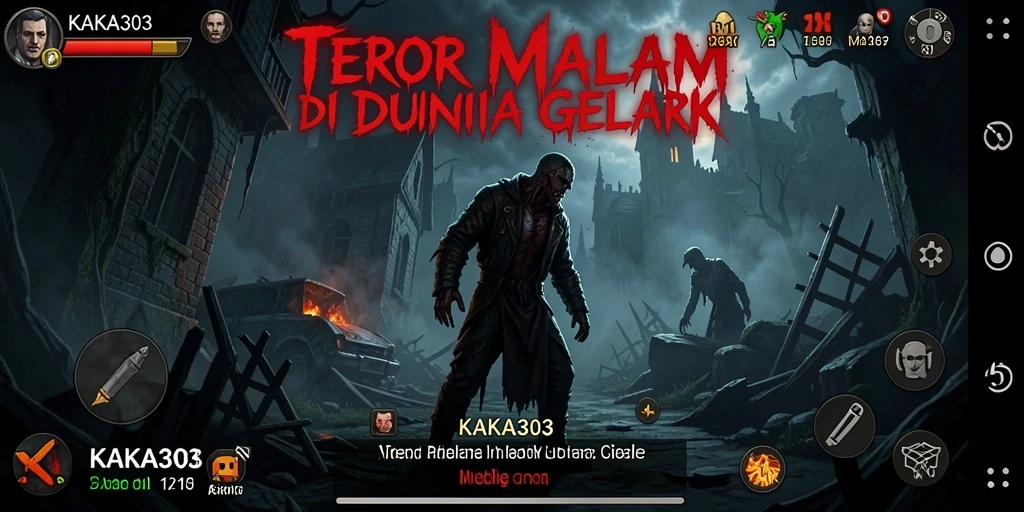 Gameplay menegangkan KAKA303 dengan suasana horor yang mendalam.