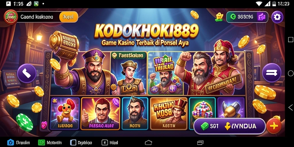 Tampilan gameplay KODOKHOKI889 yang menarik dan penuh aksi.