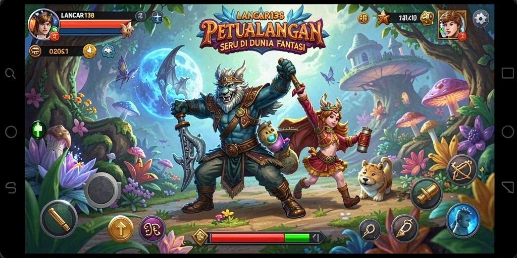 Tampilan gameplay seru dan menakjubkan dari LANCAR138.