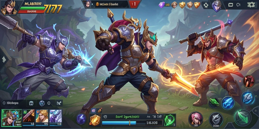 Tampilan gameplay menarik dari aplikasi Sportsbook MLBB777.
