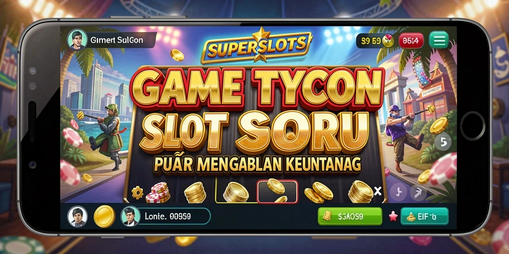 Tampilan gameplay SUPERSLOTS yang mengasyikkan dan penuh warna.