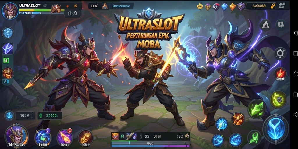 Tampilan menarik dari gameplay <strong>ULTRASLOT</strong> yang penuh aksi dan strategi.